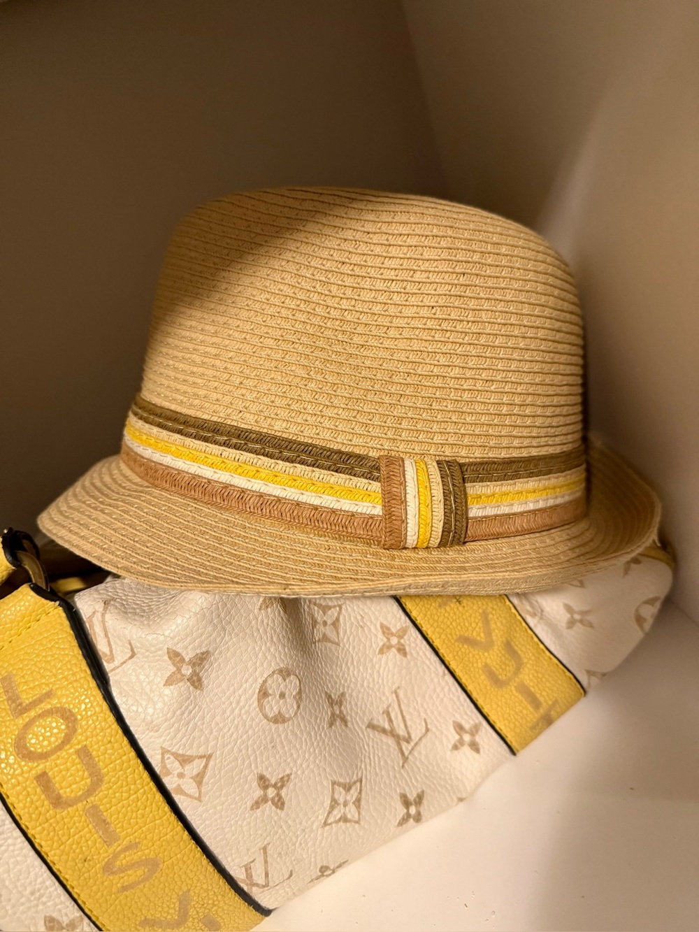 Vintage Inspired Tan Paper Braid Cloche Hat | Neutral Summer Sun Hat | One Size